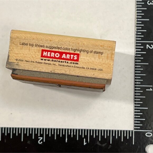 Hero Arts E1984 Tree III Rubber Stamp Fall Leaf Autumn - Picture 4 of 6